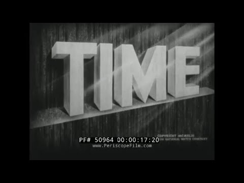 1940s ELGIN NATIONAL WATCH COMPANY PROMO FILM " HISTORY OF  MEASURING TIME " 50964