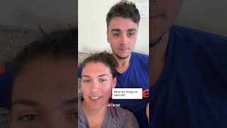 Answering questions about my husband’s visual impairment! He has Stargardt’s disease, which is an