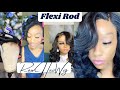 How To: Flexi Rod and Style Raw Hair Wig