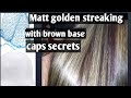 golden blonde hair colour highlights at home. /anil blue secrets
