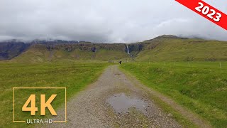 Grundarfjörður, Iceland 🇮🇸 Nature Walk | Waterfall Grundarfoss | 4K | Virtual Walking 2023