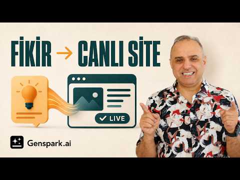 Genspark'ta Tek Agent, 3 Kişinin İşini Yaptı: Site Yayında
