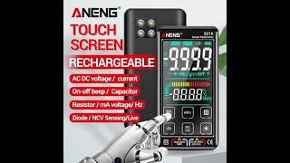 UNBOXING ANENG 621A PANTALLA TÁCTIL MULTIMETRO INTELIGENTE + PRUEBA DE PIEZAS