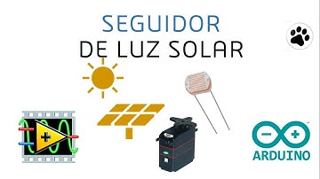 Seguidor de Luz Basico (panel solar, girasol) Con LabVIEW Arduino