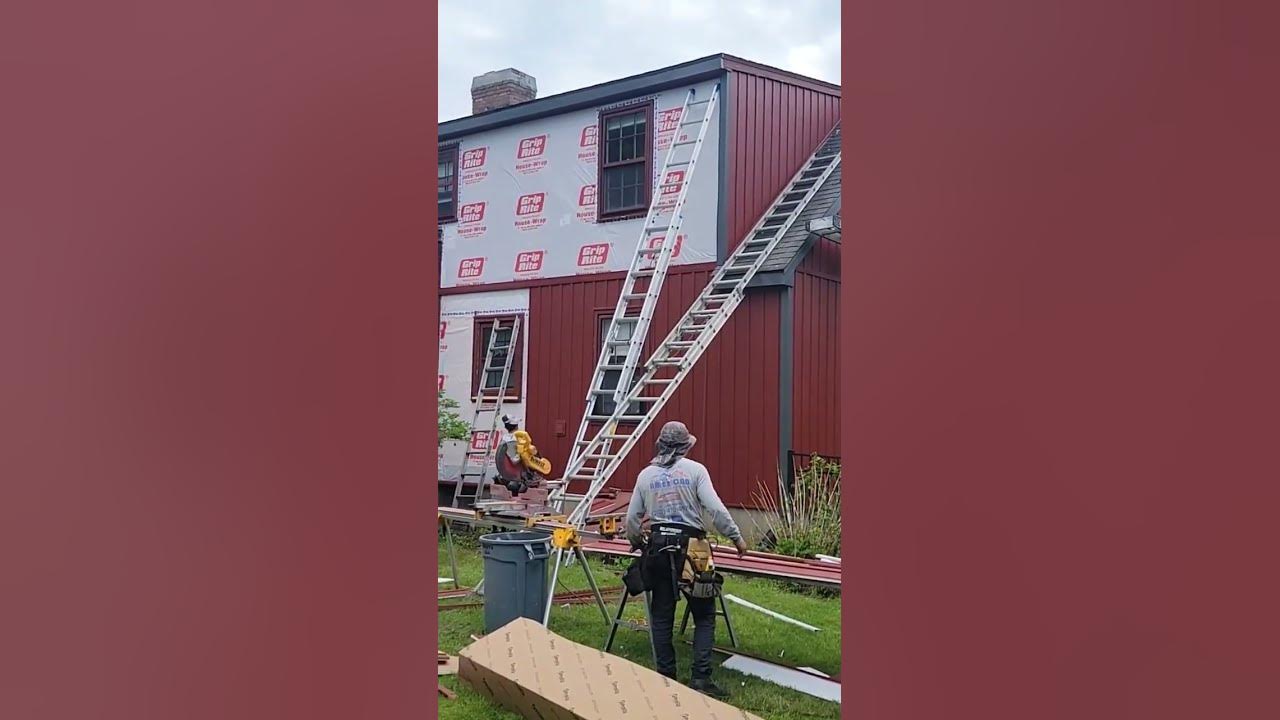 board and batten vinyl siding installation YouTube