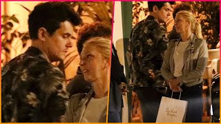 John Mayer, 46, reignites romance rumors with Kiernan Shipka, 24, as the duo grabs a late-night