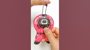 ❤️Squid game squishy keychain #papersquishy #오징어게임 #오징어게임2 #squidgame #squidgame2 #diy