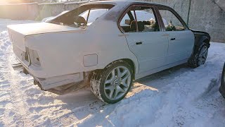 BMW  e34 за 30000 ( финишная грунтовка дверей)