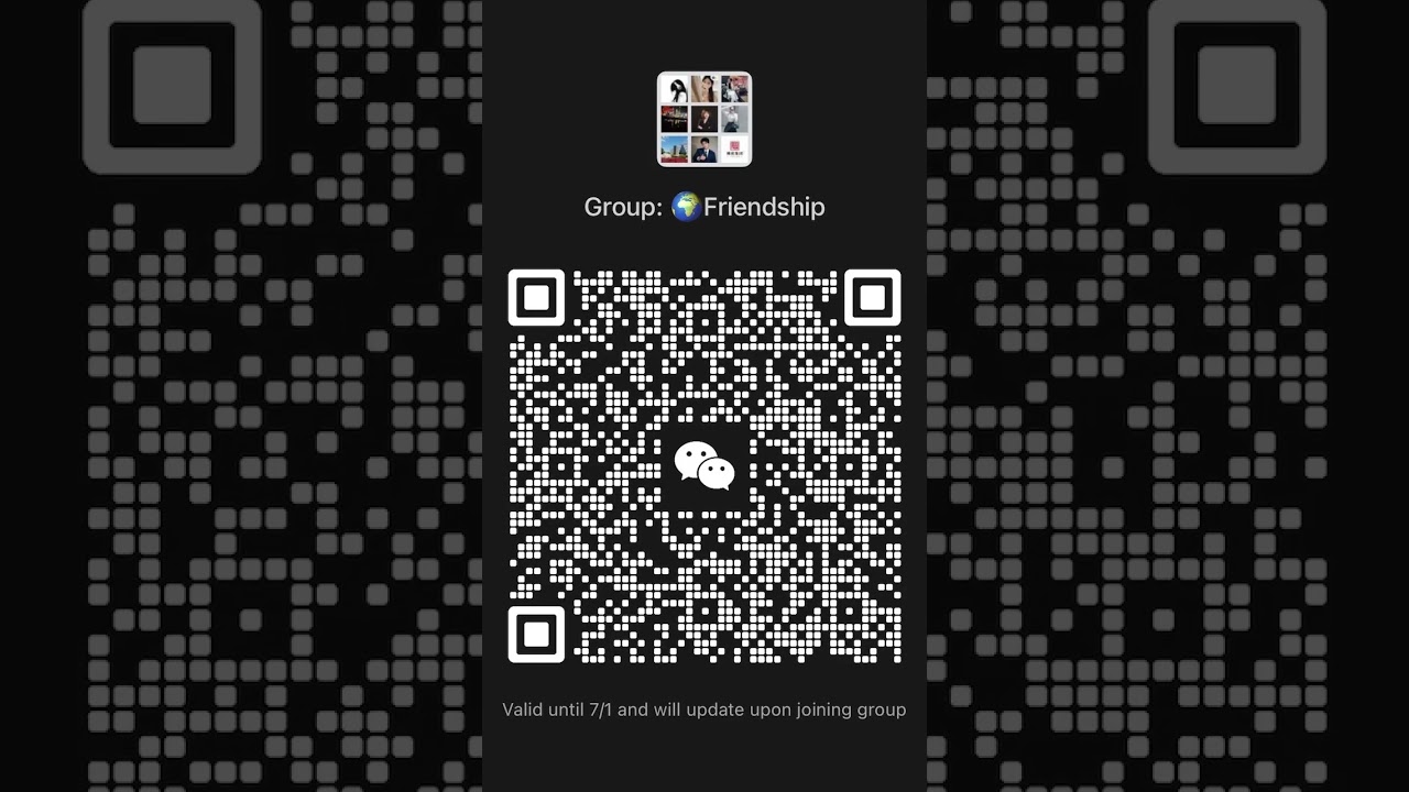 Join WeChat Group. Welcome everyone from all countries！