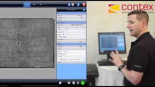 Contex large format scanner - clean old drawing - YouTube.flv