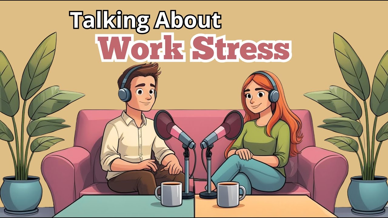 Real English: Work Stress & Weekend Plans | English Talkies