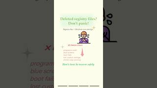 Deleted Registry Files? Heres How To Fix It Fast