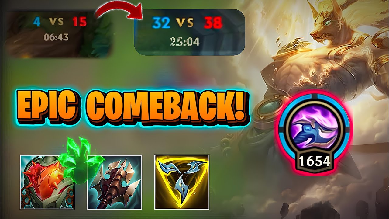 They Thought The Game Was Over… But NASUS COMEBACKS ANYWAY! Wild Rift (Runes & Build)