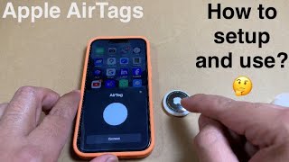 Apple AirTags - Setup steps on iPhone & Use with Find My app