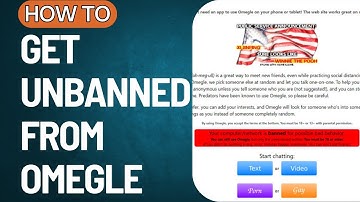 How to Get Unbanned from Omegle on Android (2023)