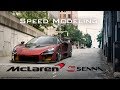 3D Timelapse - McLaren Senna Speed Modeling Autodesk Maya