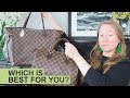 COMPARISON: Louis Vuitton Neverfull vs Speedy || Autumn Beckman