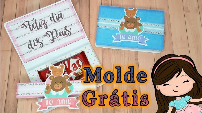 PAP DIY Caixa 1 Bis Páscoa MOLDE GRÁTIS #Lilateliê 