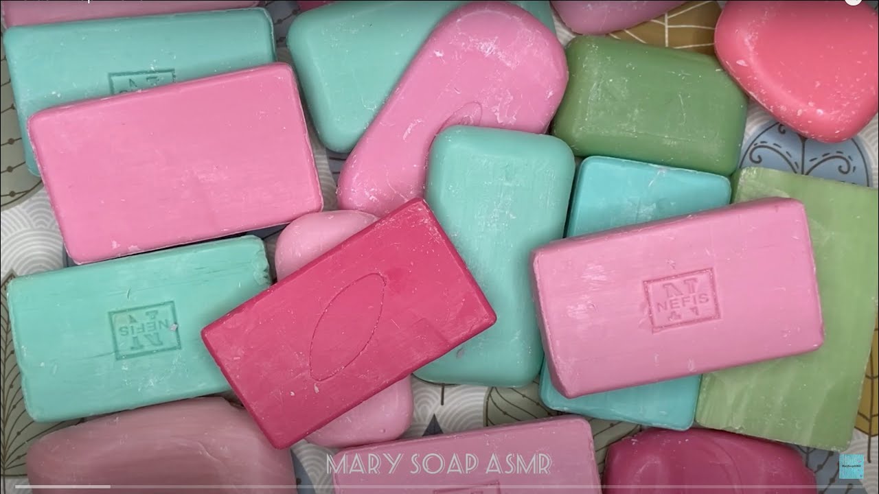 Making and breaking soap plates/делаю мыльные пластинки и ломаю их/asmr soap cutting/асмр резка мыла