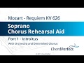 Mozarts requiem part 1  introitus  soprano chorus rehearsal aid