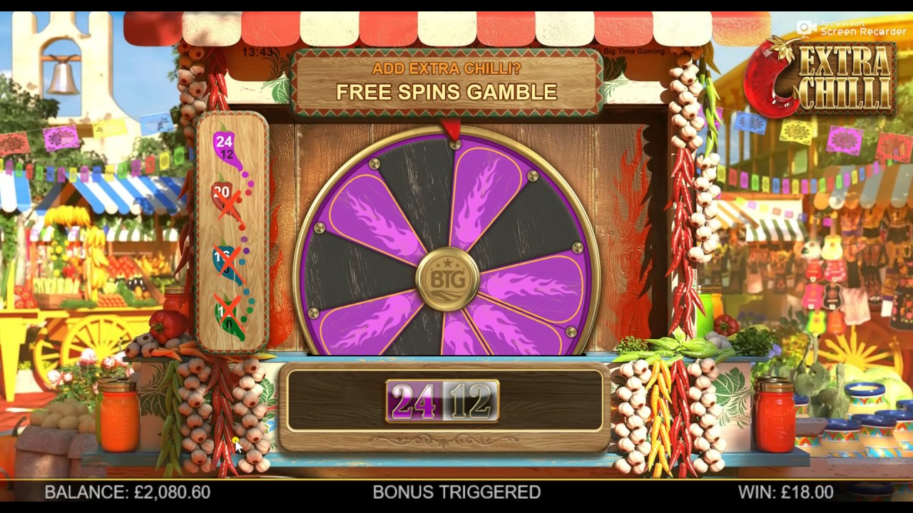 Extra Chilli Slot Big Win 32 Spin Bonus - YouTube