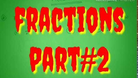 Fractions part-2 Il NTA UGC NET paper 1 updated topic fractions