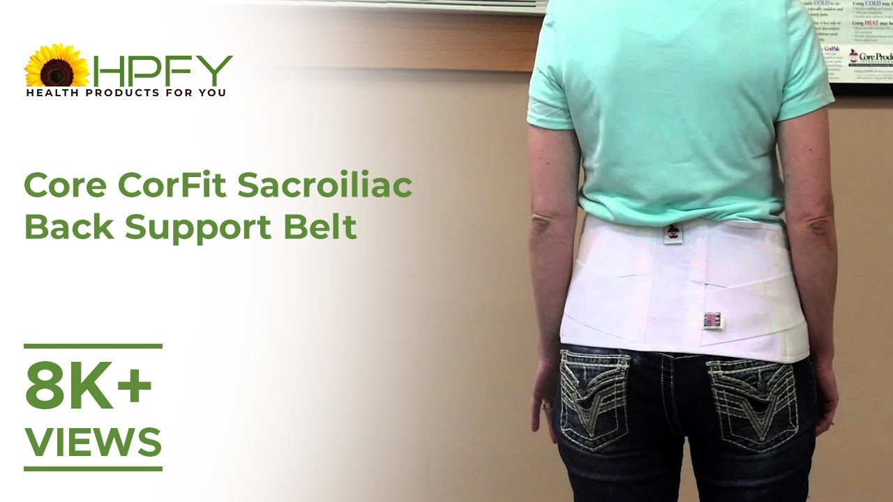 Core CorFit Sacroiliac Back Support Belt