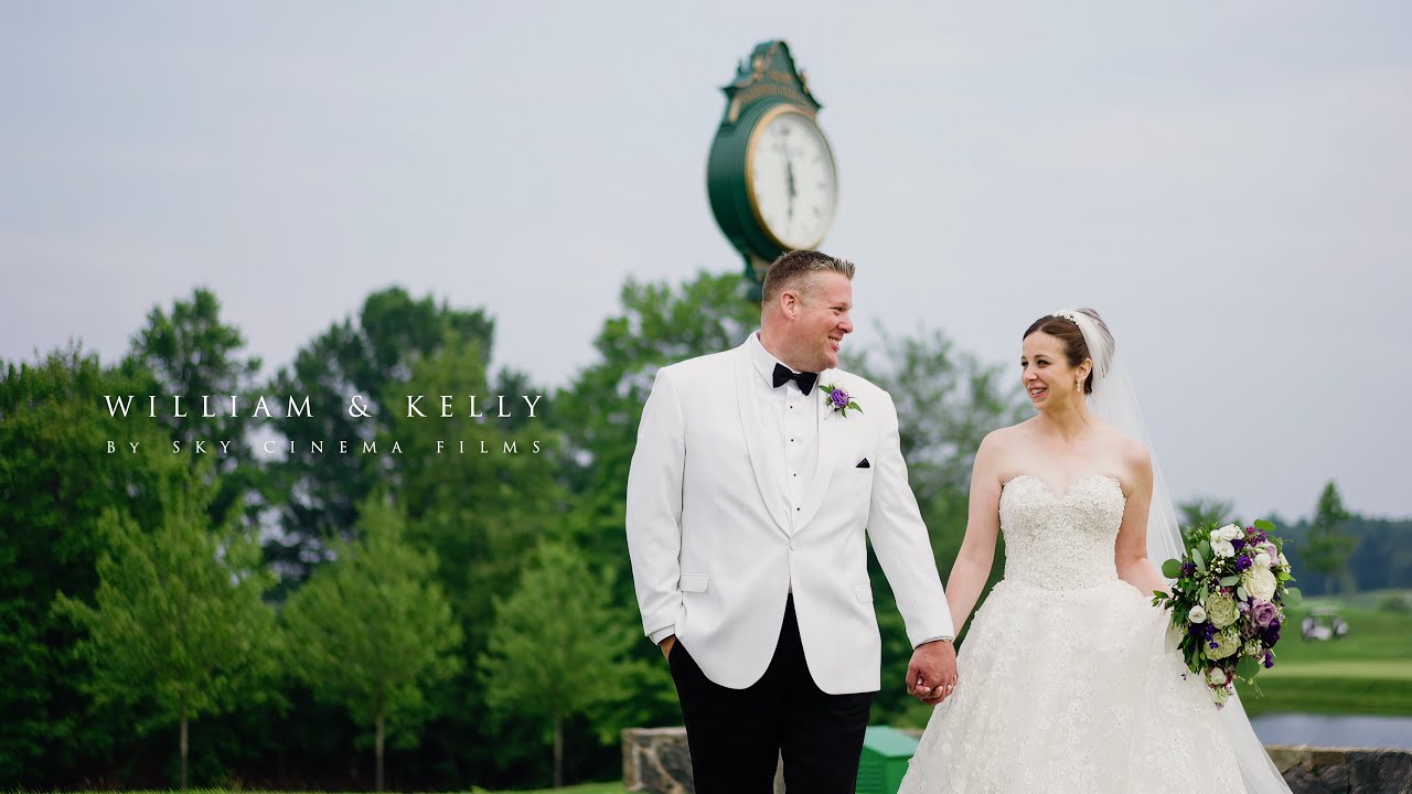 Свадьба на Национальном поле для гольфа Трампа в Бедминстере | Келли и Уильям