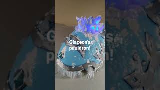 Glaceon's pauldron made from scratch! #cosplay #glaceon #resin #resinart #pokemon #art #armor