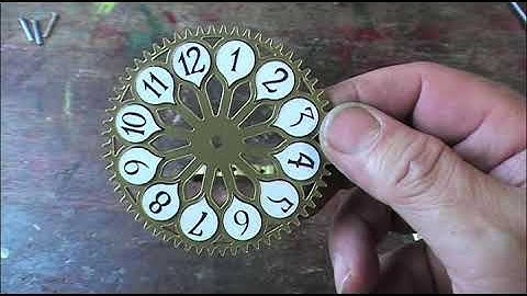 Making a Chronograph steampunk clock