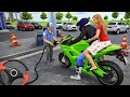 💚Green Bike Back on Track After Refuel🔥⛽ 3D Driving Class Simulator 