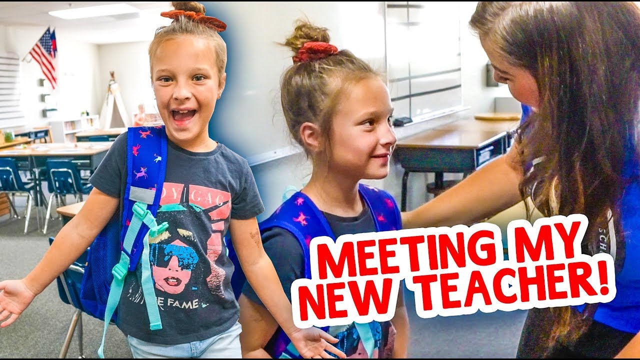 OLIVIA MEETS HER NEW SCHOOL TEACHER!✏️ Back To School