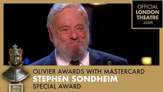 Stephen Sondheim - Special Award - 2011 Olivier Awards with Mastercard