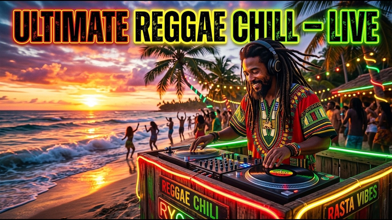 24/7 Reggae Chill Live 🌊 Relaxing Island Music, Beach Vibes & Good Mood ...