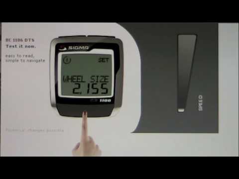 Sigma 906 Bike Computer Wheel Size Chart