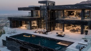 Inside the $200 Million Ultra-Modern Black Marble Villa of the Future