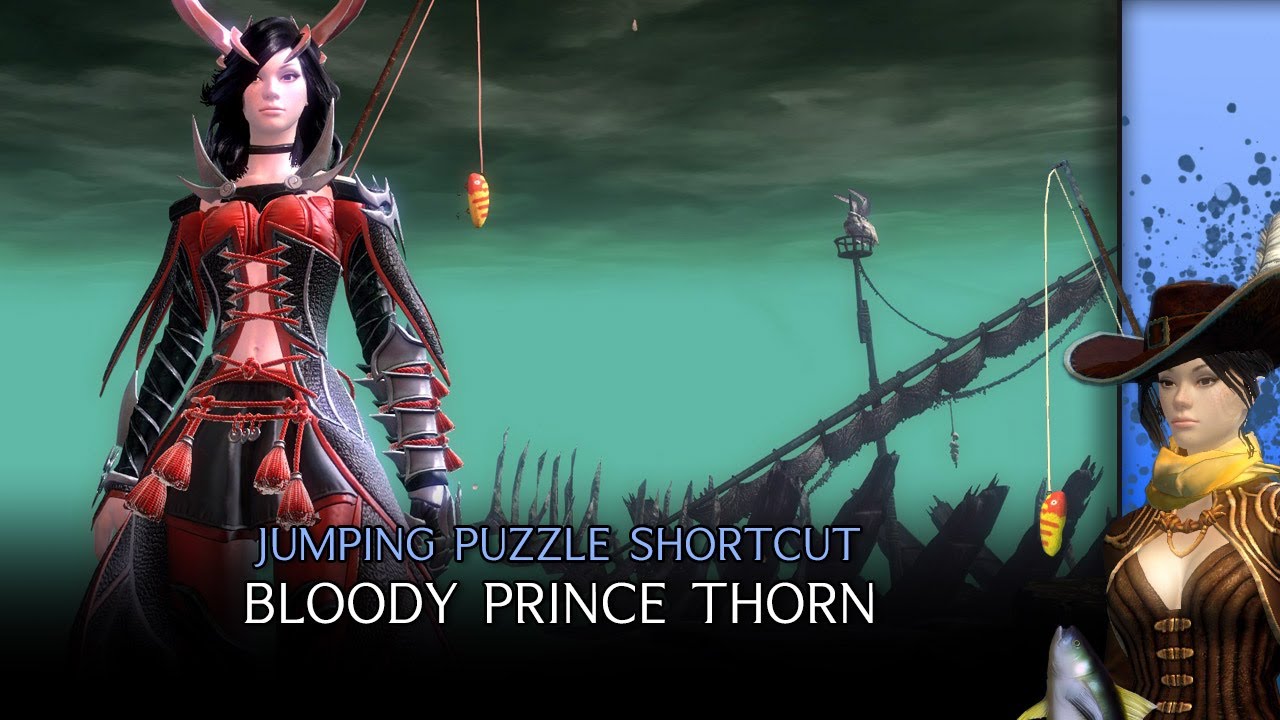Guild Wars 2 Jumping Puzzle Shortcut - Bloody Prince Thorn - YouTube