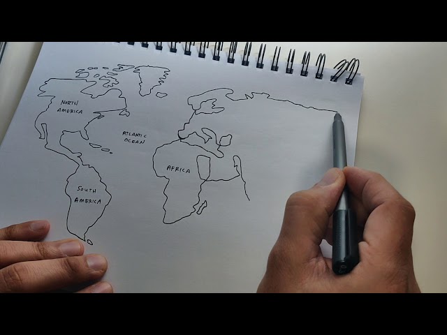 How To Draw A Easy World Map With Countries - Infoupdate.org