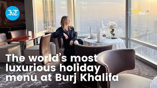 The world’s most luxurious holiday menu at Atmosphere Burj Khalifa
