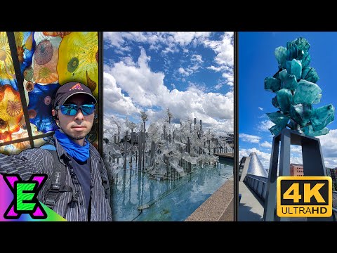 Video: Chihuly Bridge of Glass: Erkundung von Tacomas coolstem Wahrzeichen