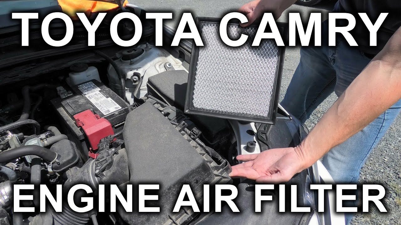 Toyota Camry (2018-2025): Engine Air Filter Replacement. - YouTube