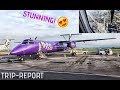 STUNNING LONDON CITY APPROACH | Flybe Dash 8 Q400 | EXT - LCY | TRIP-REPORT