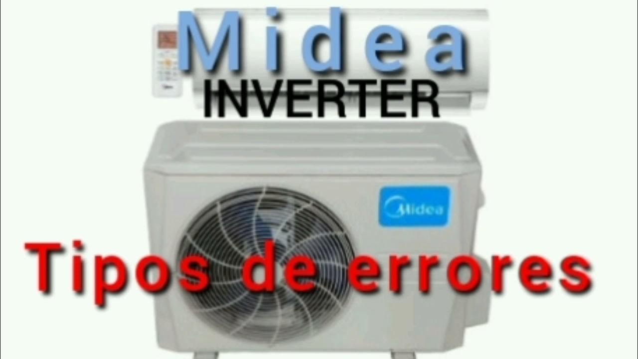 tipos de errores Aire acondicionado Midea (E1, E2, P0, P1) YouTube