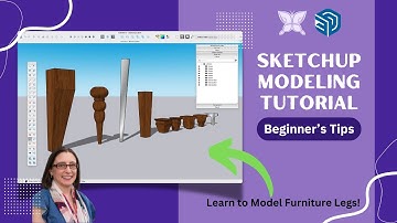 Modeling Furniture Legs:  The Ultimate Sketchup Beginners Tutorial