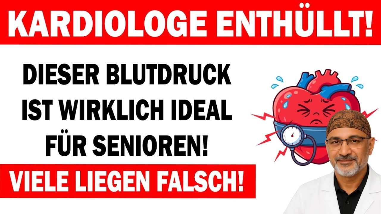 Kardiologe enthüllt, Welcher Blutdruck wirklich ideal für Senioren ist – viele liegen völlig falsch!