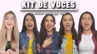 Video thumbnail of "KIT DE VOZ - A Jesús Entrega Todo | Fieles Voces"