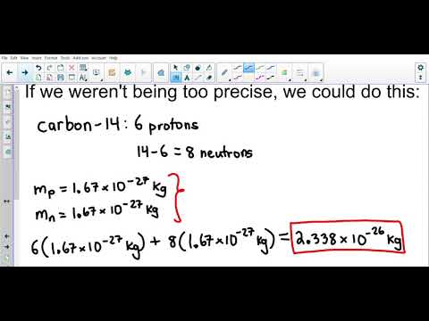 Video: How To Find The Mass Of A Nucleus