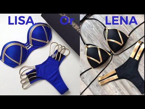 LISA OR LENA💖 BIKINI Selections Really Hard To Choose