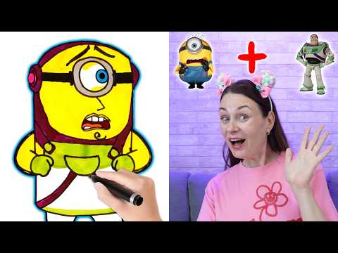 How to draw Minion James - Minions & Monsters Toy Story 5