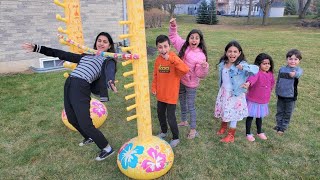 ⁣Limbo Gamplay Challenge - family fun activities with HZHtube Kids Fun